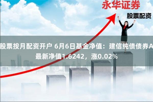 股票按月配资开户 6月6日基金净值：建信纯债债券A最新净值1.6242，涨0.02%