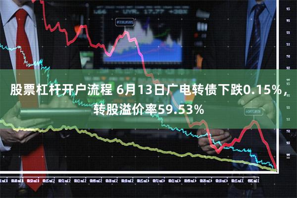 股票杠杆开户流程 6月13日广电转债下跌0.15%，转股溢价率59.53%